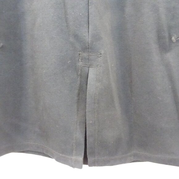 Nike Black Skirt Size M Athletic Pockets Sweatshirt Drawstring Waist Modest Comf - Picture 5 of 9